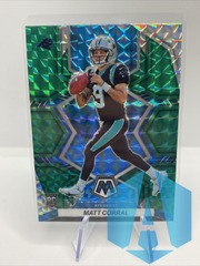 2022 Panini Mosaic Matt Corral #273 RC Green Mosaic Prizm Carolina Panthers